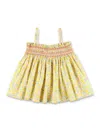 Bonpoint Thin Shoulder Blouse In Yellow