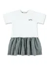 Bonpoint Dress Check Skirt In White