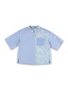 Bonpoint Kid - Elyas Loose-fitting Shirt In Sky