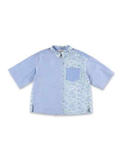 Bonpoint Kid - Elyas Loose-fitting Shirt In Blau