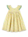 Bonpoint Dress Flower In Yellow