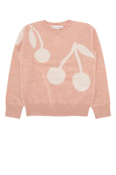 Bonpoint Kids Cashmere Pull Margaux In Pink