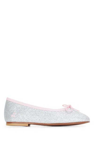 Bonpoint Kids Glitter Ballerina Flats Lisa In Animal Print