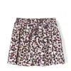 Bonpoint Kids Imprime Prune Cherry Print Corduroy Skirt