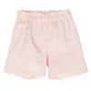 Bonpoint Kids Pink Milly Cotton Shorts In Pink