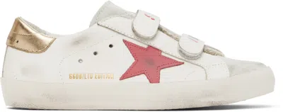 Bonpoint Kids White & Pink Golden Goose Edition Golstar Sneakers In 000 Blanc