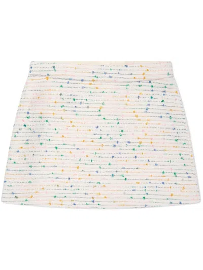 Bonpoint Kids' Tonka Tweed Mini Skirt In Multicoloured