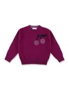Bonpoint Knit Cherry In Quetsche