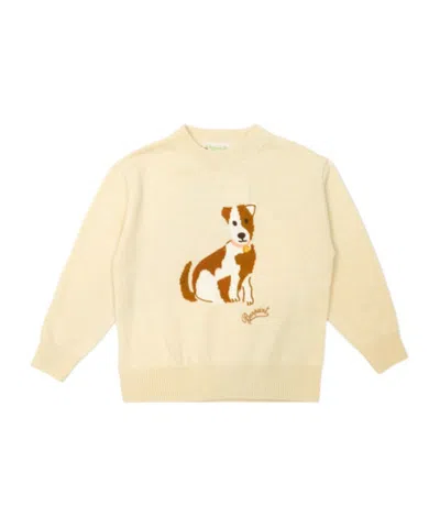 Bonpoint Knit Dog Sweater In Nude | ModeSens