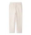 Bonpoint Knitted Drawstring Sweatpants In Pink