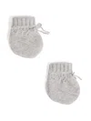 Bonpoint Knitted-texture Booties In Gray