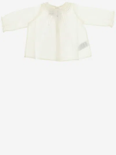 Bonpoint Lace-detailed Cotton Blouse In White