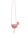 Bonpoint Lany Flamingo Raffia Cross Body Bag In Pink