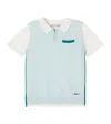 Bonpoint Laser Pocket-panelled Polo Shirt In Blue