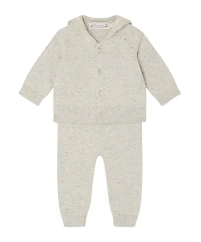 Bonpoint Babies' Laslo Sailor Collar Set In Gray