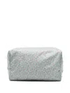 Bonpoint Leaf-print Wash Bag In Blue