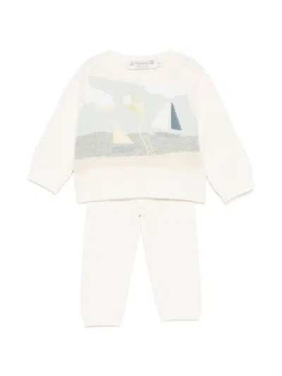 Bonpoint Babies' Leandre Trousers Set In Neutral