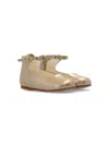 Bonpoint Leather Ballerina Shoes In Neutrals