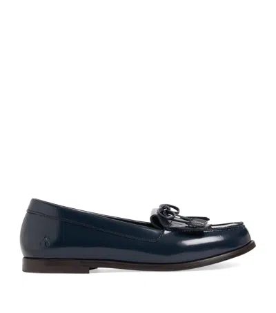 BONPOINT LEATHER FRINGED JAZZ LOAFERS