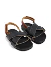 Bonpoint Leather Sandals In Black