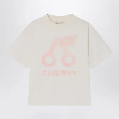 Bonpoint Lele Mini T-shirt With Cherry Print In White