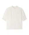 Bonpoint Letitia Button-up Blouse In White