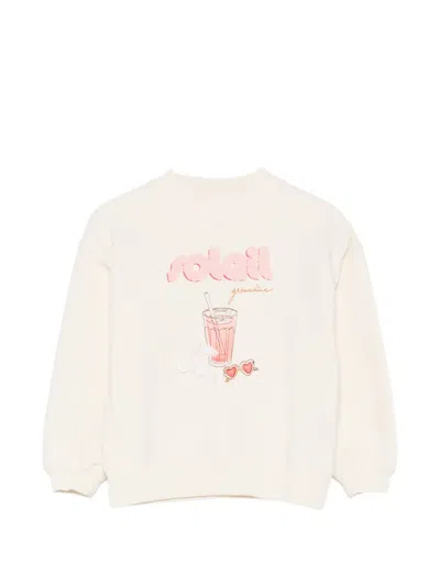Bonpoint Kids' Lettering-applique Sweatshirt In White