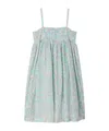 Bonpoint Liberty Embroidered Dress In Green