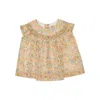 Bonpoint Liberty Fabric 'eliotine' Blouse Kids In Neutral