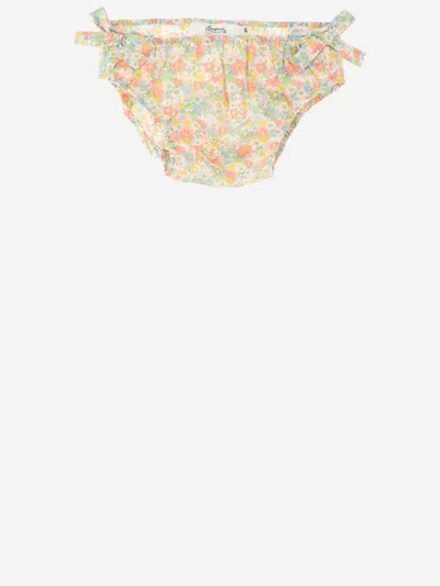 Bonpoint Liberty Floral Print Cotton Bikini In Multi