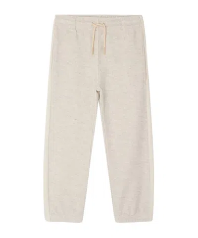 Bonpoint Lidji Heathered Jogging Pants In Neutral