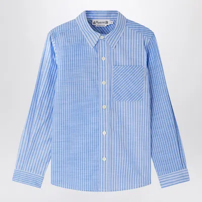 Bonpoint Light Blue Tango Striped Shirt Men