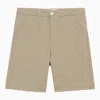 BONPOINT LIGHT BROWN LINEN AND COTTON SHORTS