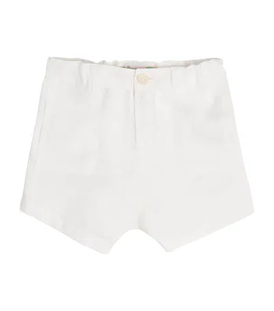 Bonpoint Kids' Linen Shorts In White
