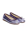 Bonpoint Lisa Bow Ballerina Flats In Purple