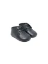 Bonpoint Little Leather Crib Shoes In Blue