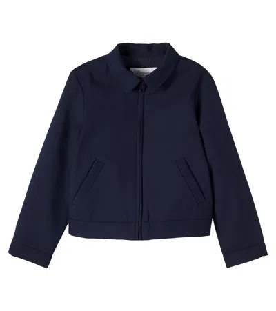 Bonpoint Logan Wool Jacket In Blue