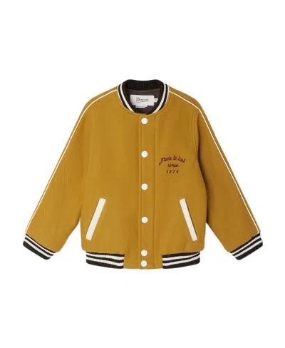 Bonpoint Logo Casual Jacket In Orange