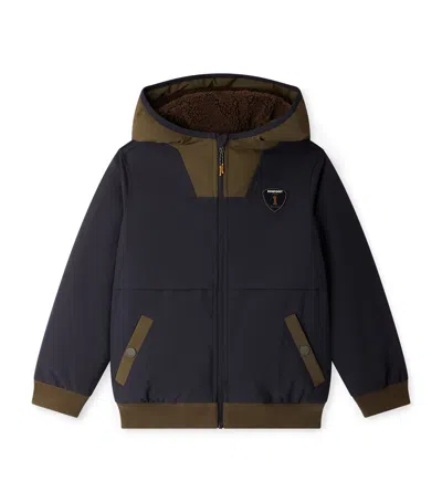 BONPOINT LOGO CREST PUFFER JACKET