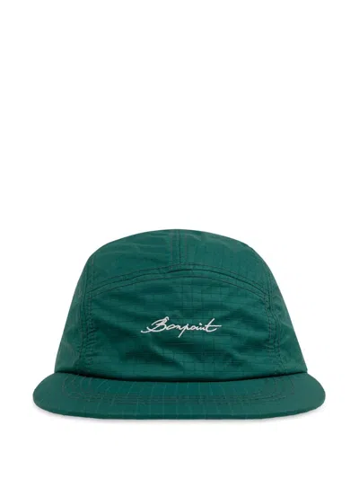 Bonpoint Babies' Logo-embroidered Baseball Cap In Green