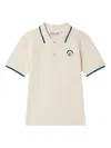 Bonpoint Logo-embroidered Polo Shirt In Neutrals