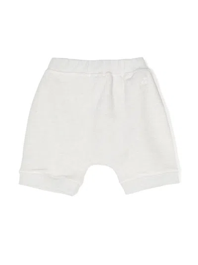 Bonpoint Babies' Logo-embroidered Shorties In Grey