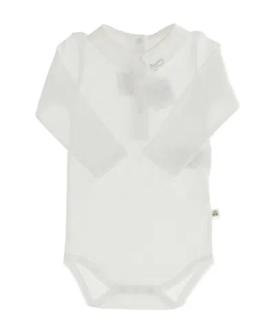 Bonpoint Logo Jumpsuit In White