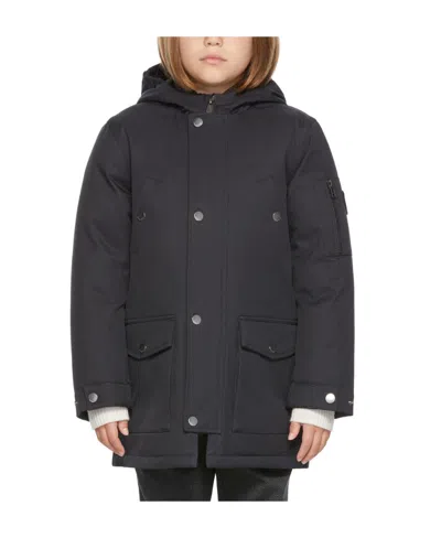 Bonpoint Logo Parker Coat In Black
