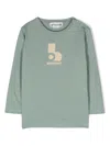 Bonpoint Logo-print Cotton T-shirt In Green