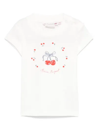 Bonpoint Babies' Logo-print T-shirt In White