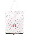 Bonpoint Logo-print Tote Bag In White