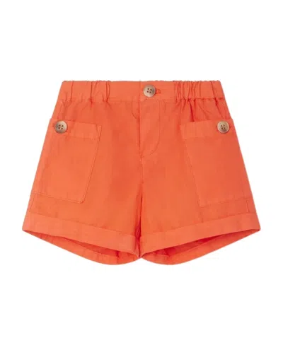 Bonpoint Logo Shorts In Red