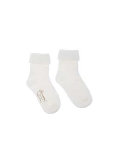 Bonpoint Logo Socks In White