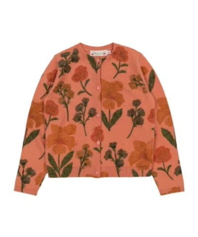 Bonpoint Long Sleeve Cardigan In Multi